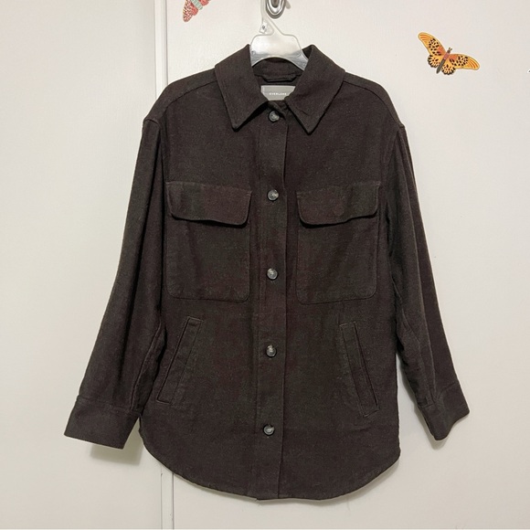 Everlane Tops - Everlane Brown Shacket M